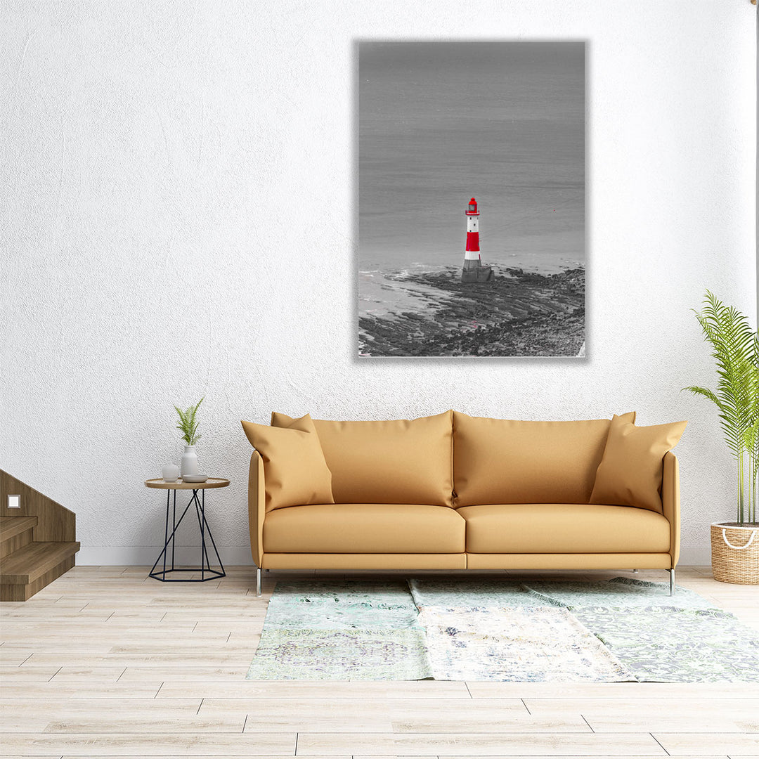 Beachy Head And Lighthouse, Eastbourne - Canvas Print Wall Art