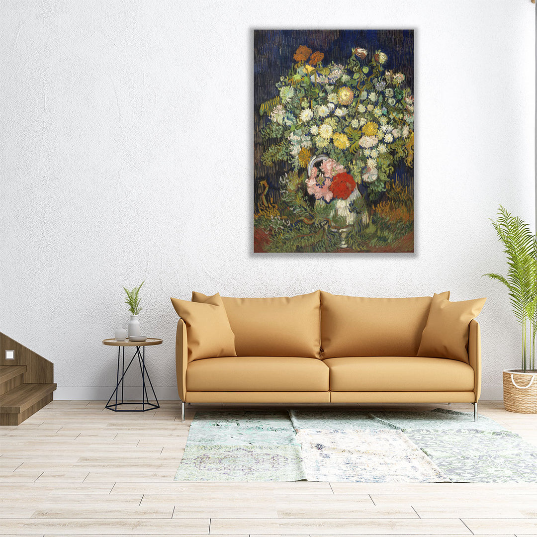 Bouquet Of Flowers In A Vase, 1890 - Canvas Print Wall Art