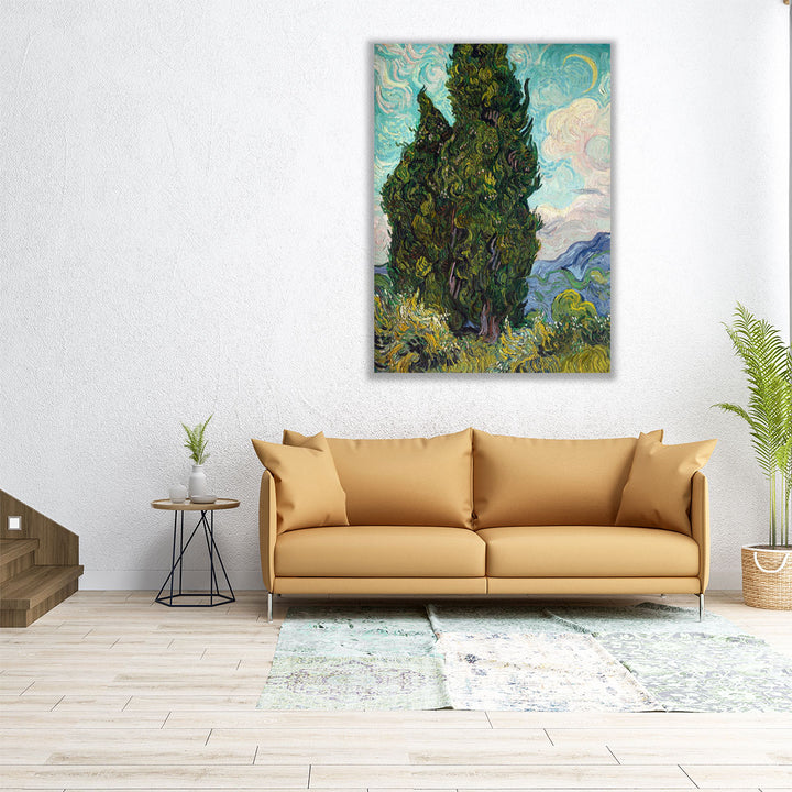 45x60 canvas with trees and open scenery