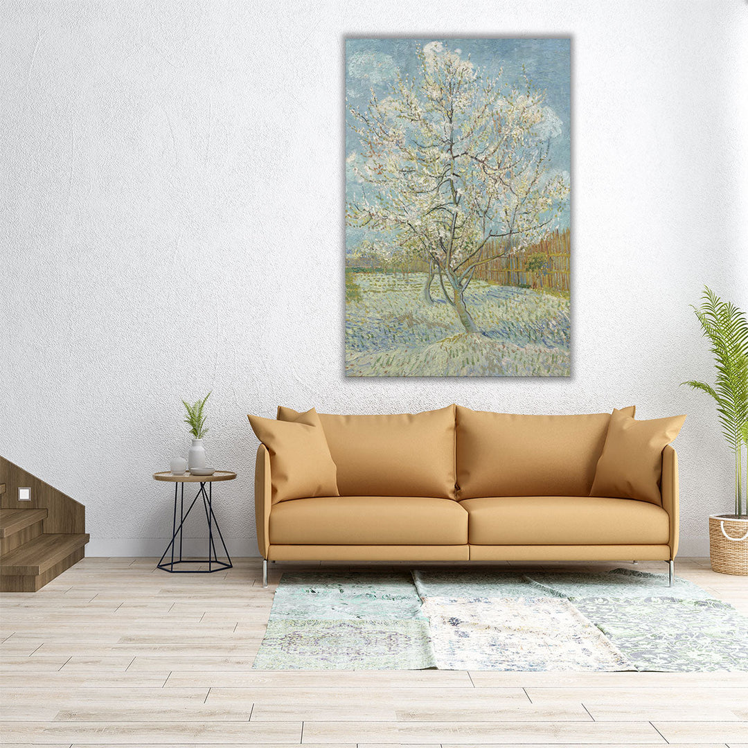 The Pink Peach Tree, 1888 - Canvas Print Wall Art