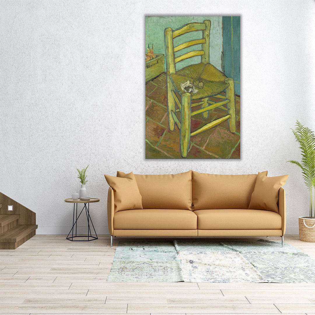 Vincent's Chair, 1888 - Canvas Print Wall Art