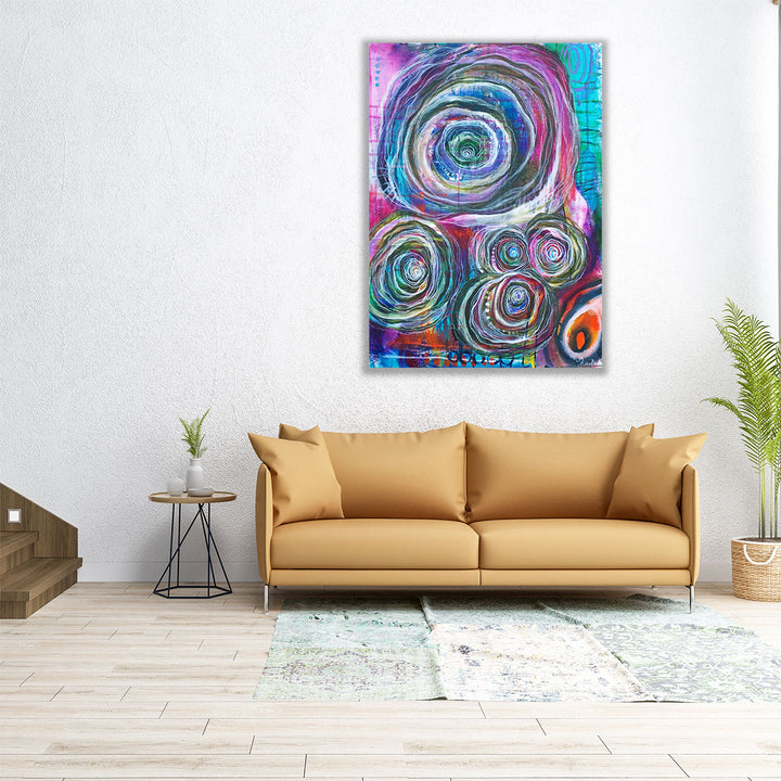 Circular Abstraction - Canvas Print Wall Art