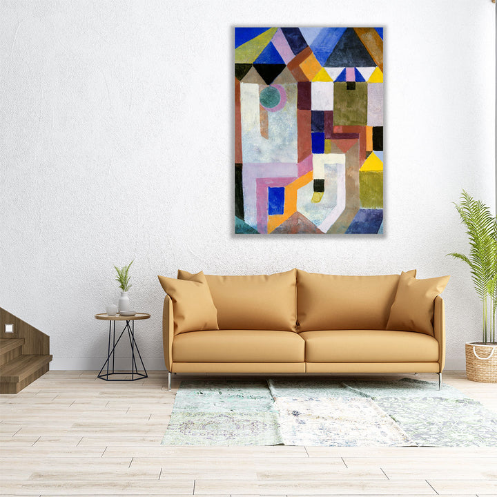 Colorful Architecture, 1917 - Canvas Print Wall Art