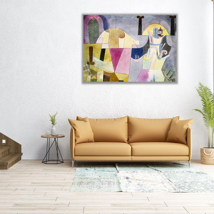 Black Columns In A Landscape, 1919 - Canvas Print Wall Art