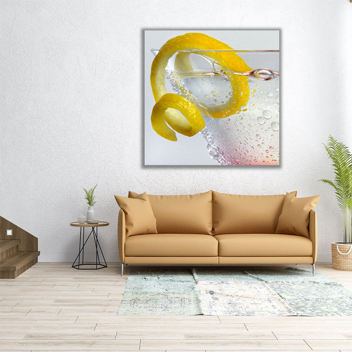 Lemon Twist - Canvas Print Wall Art
