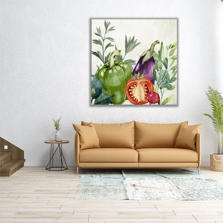 Veggie Farm 1 - Canvas Print Wall Art