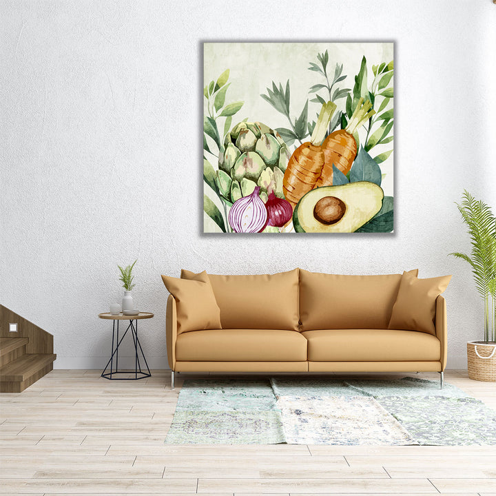 Veggie Farm 2 - Canvas Print Wall Art