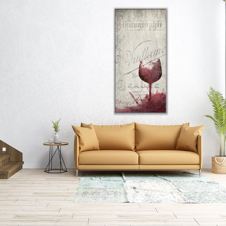 Splashes of Wine - Canvas Print Wall Art