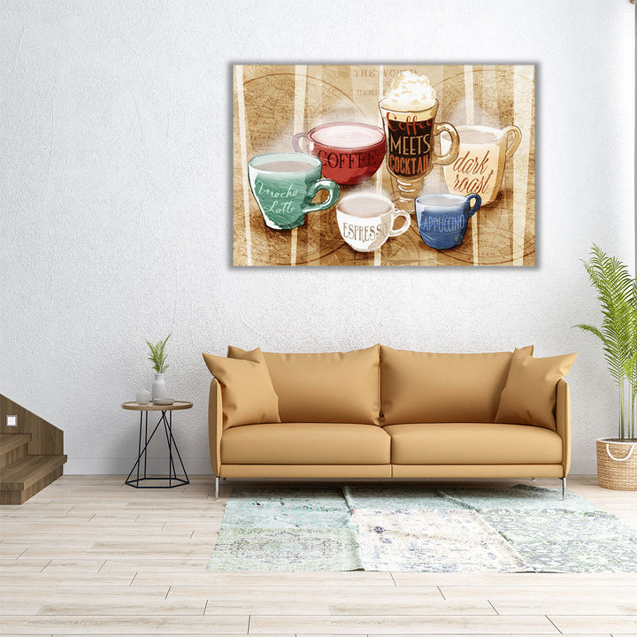 Coffee Gang - Canvas Print Wall Art