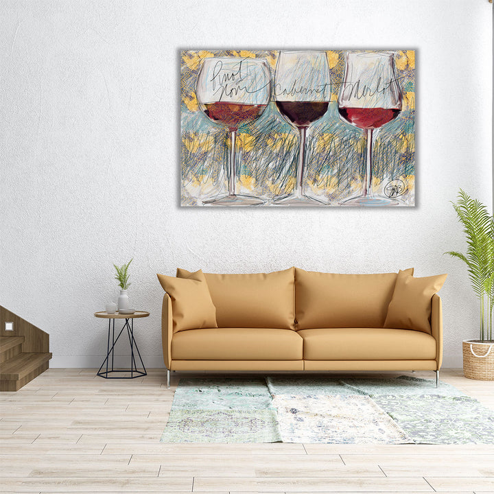 Wine 3 - Canvas Print Wall Art