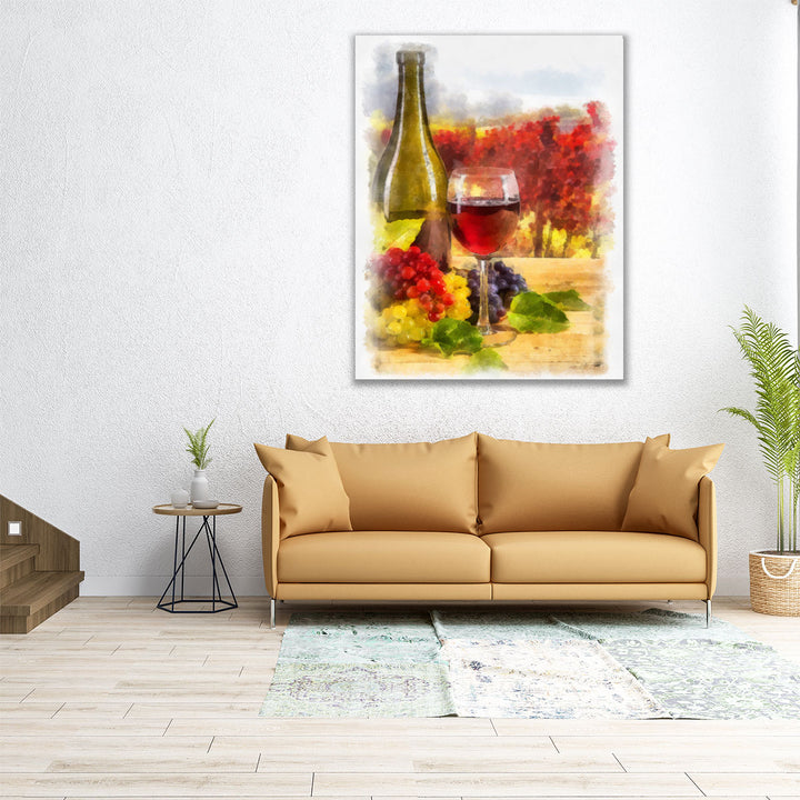 Wine II - Canvas Print Wall Art