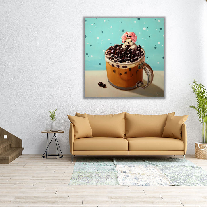 Boba Bath - Canvas Print Wall Art