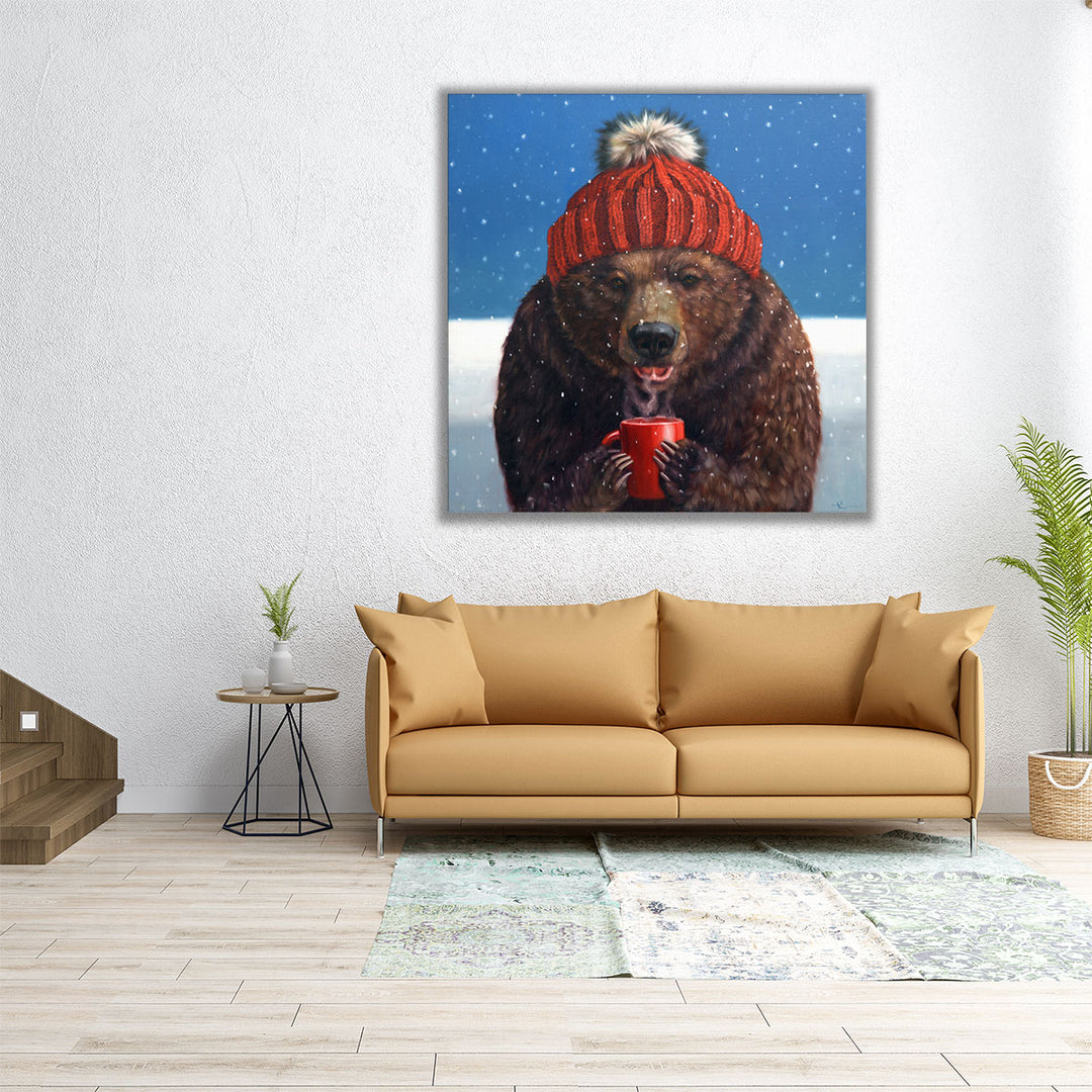 First Sip - Canvas Print Wall Art