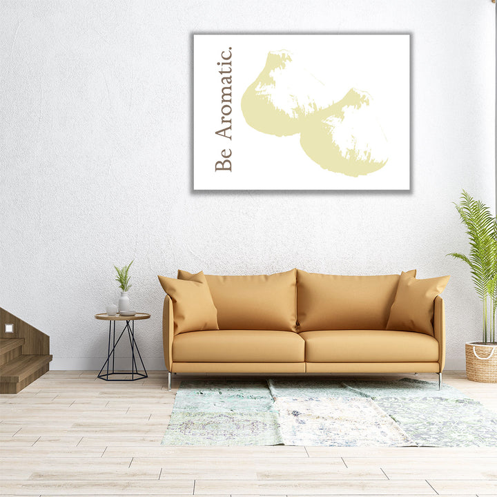 48x36 Canvas Print abstract beige detail
