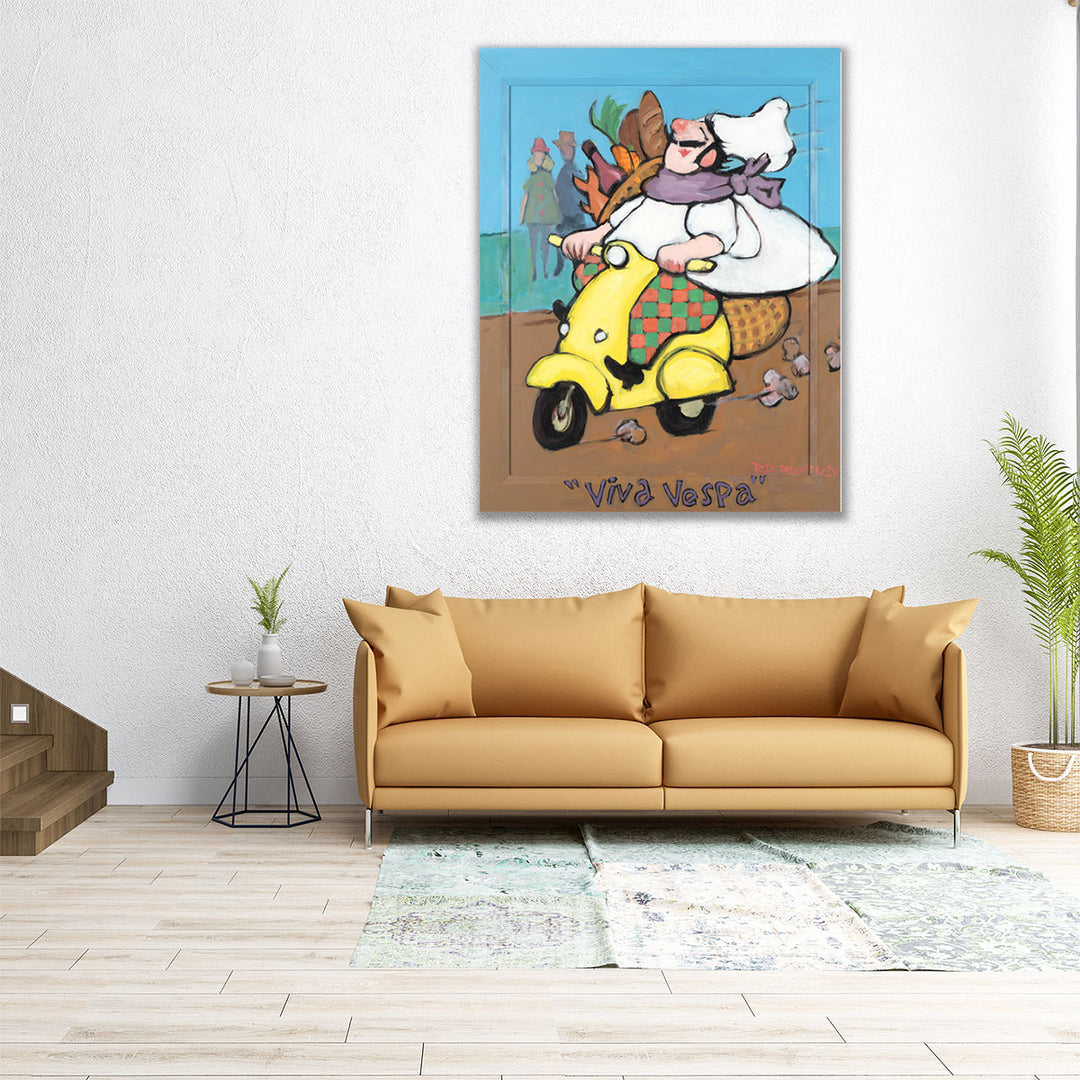 Viva Vespa - Canvas Print Wall Art