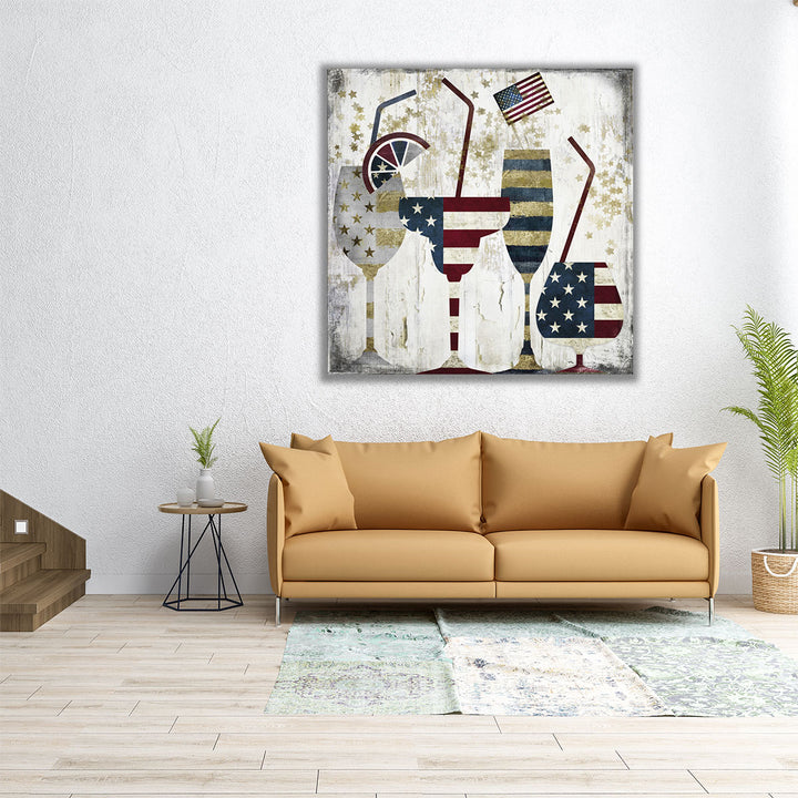 American Party - Canvas Print Wall Art