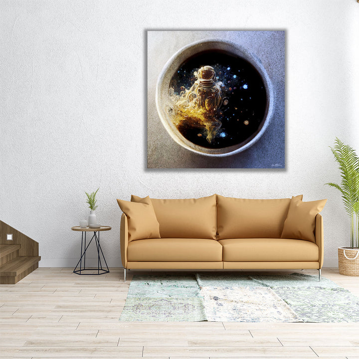 Astro Cruise 32 - Cup of Coffee - Canvas Print Wall Art
