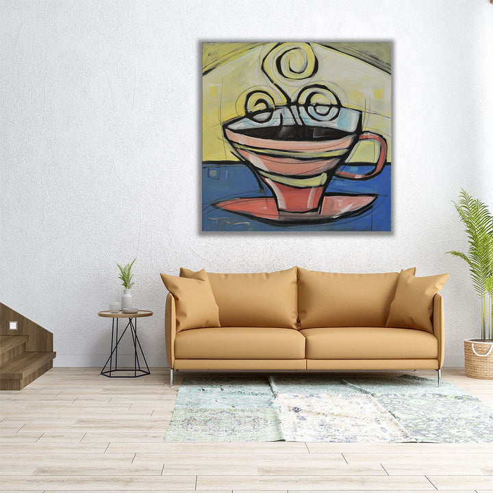 Coffee Cup 4 - Canvas Print Wall Art