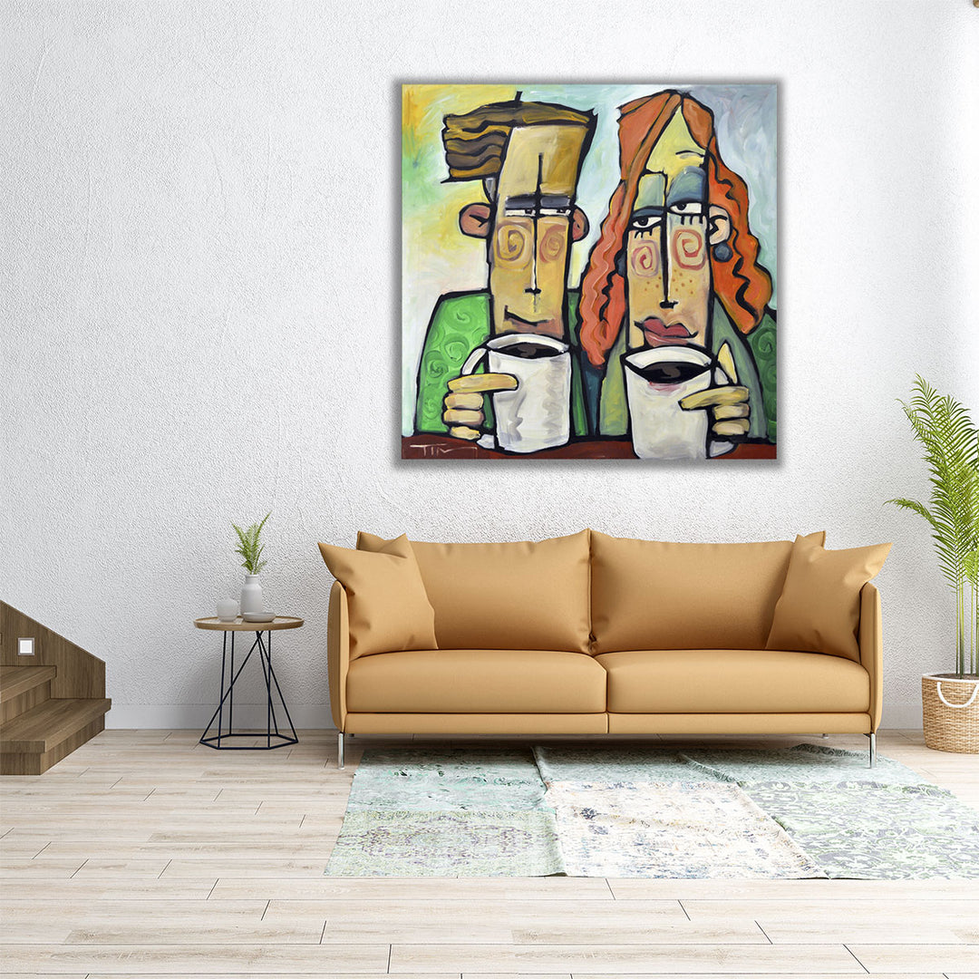Coffee Date - Canvas Print Wall Art