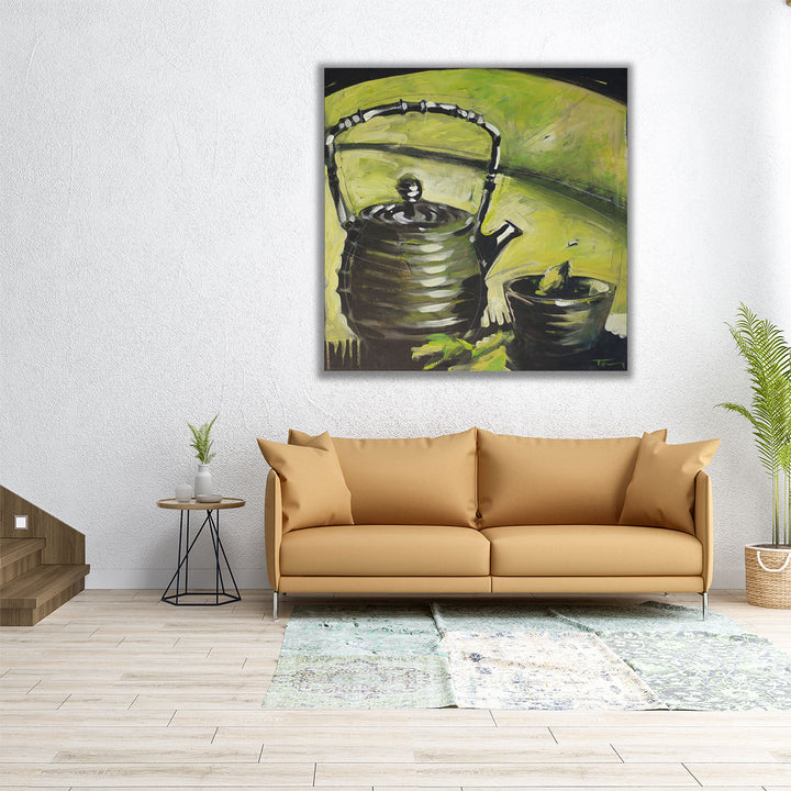 Green Tea - Canvas Print Wall Art