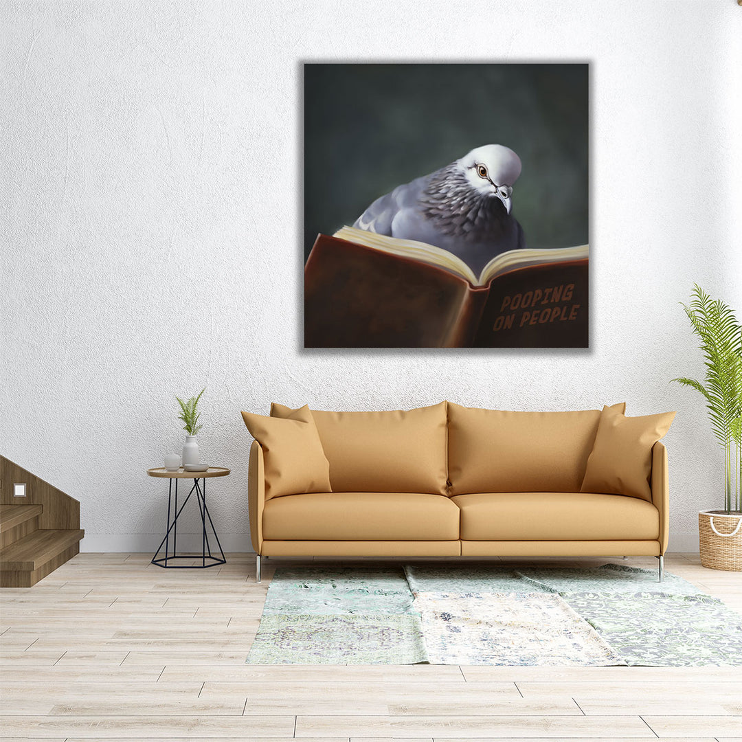 Pooping On People - Canvas Print Wall Art
