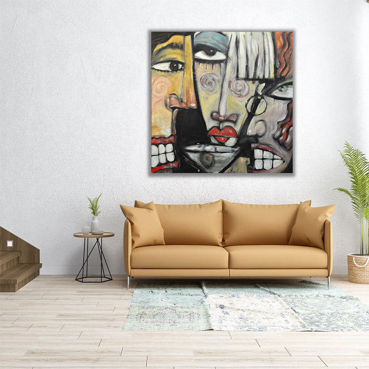 Kitchen Wrapped Canvas – modern bar-inspired décor centerpiece