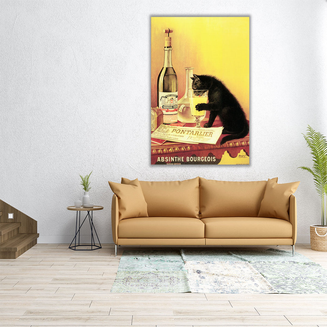 Absinthe Bourgeois - Canvas Print Wall Art