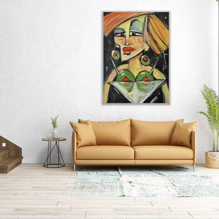 30x40 Canvas Print – dynamic cocktail color splash