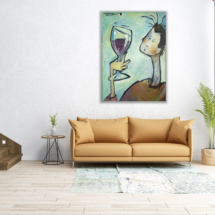 30x40 Canvas Print – swirling wine canvas