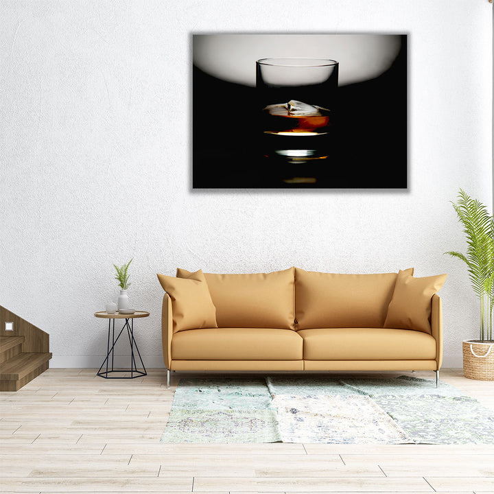 large minimalist print – monochrome scotch focus