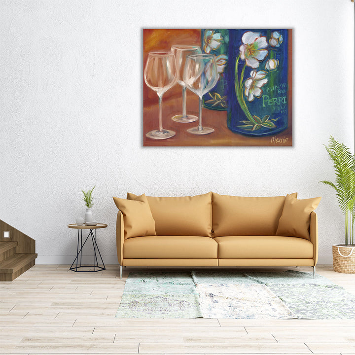 40x32 Canvas Print – artisan drinkware motif
