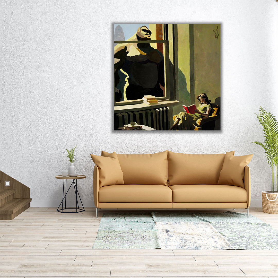 A Good Book - Canvas Print Wall Art