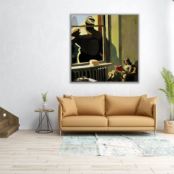 A Good Book - Canvas Print Wall Art