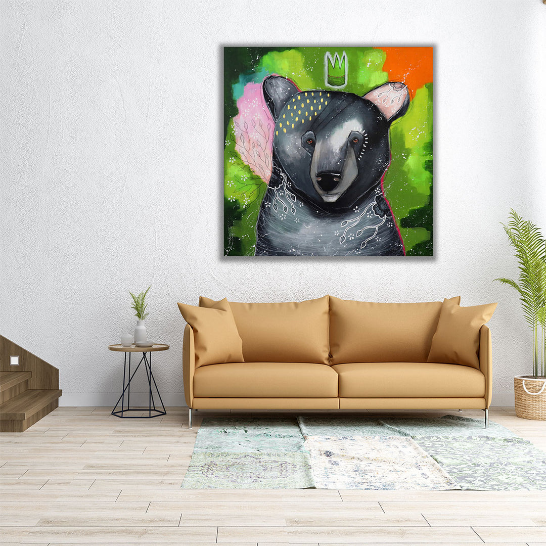 A Curious Companion - Canvas Print Wall Art