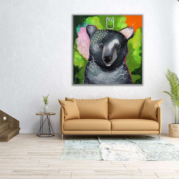 A Curious Companion - Canvas Print Wall Art