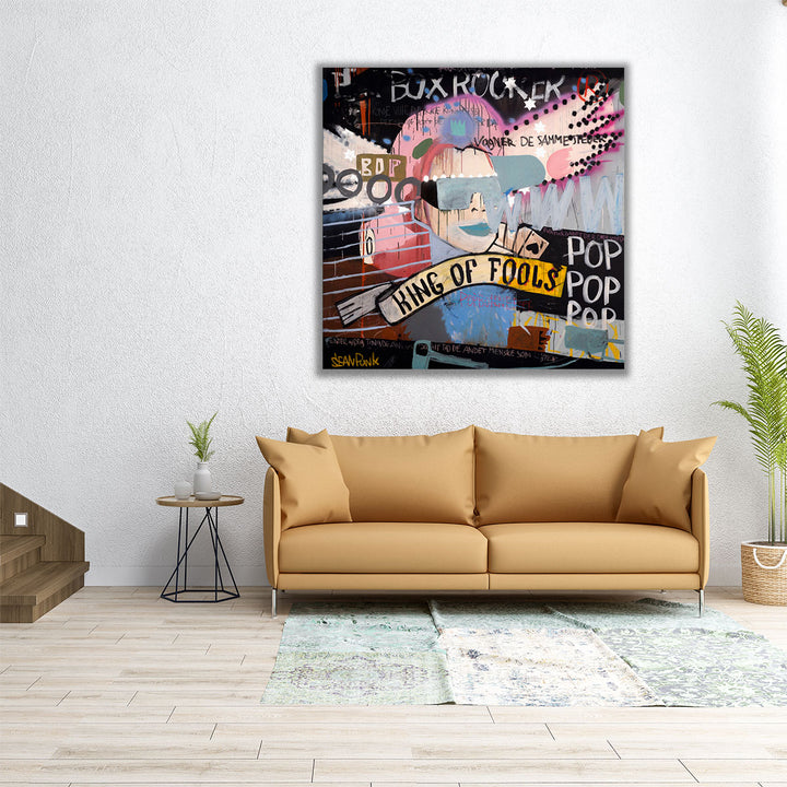 King of Fools - Canvas Print Wall Art