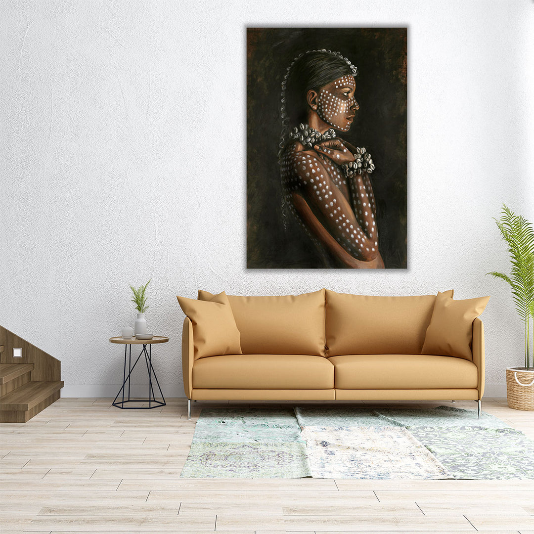 Tribal Woman - Canvas Print Wall Art