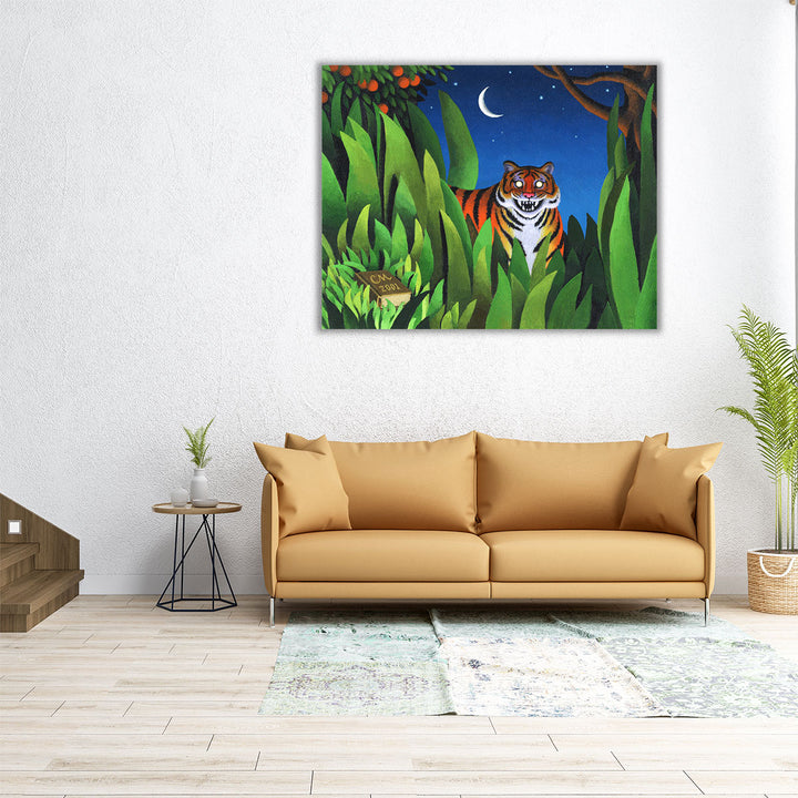 Tiger Tyger - Canvas Print Wall Art