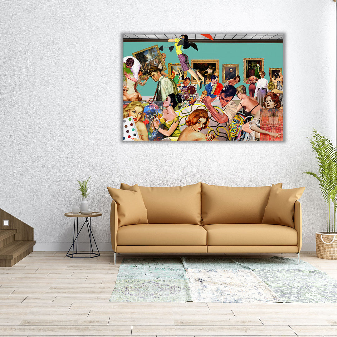 Art Lovers - Canvas Print Wall Art