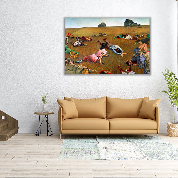 Christina Stands Her Ground - Canvas Print Wall Art