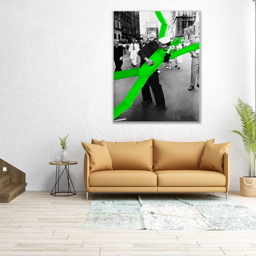 Inflatable Tube Man - Canvas Print Wall Art