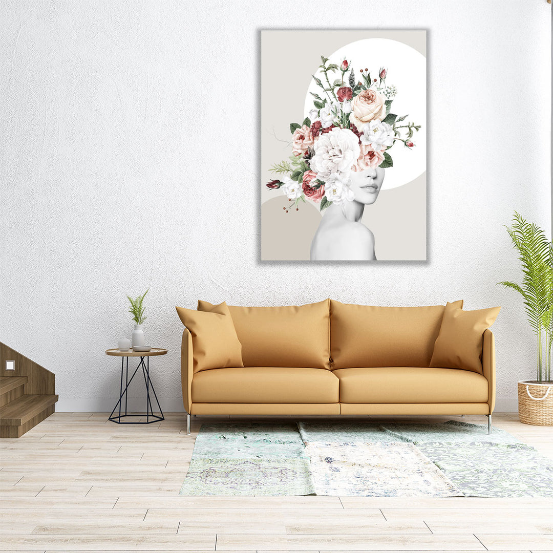 Flower Hat I - Canvas Print Wall Art