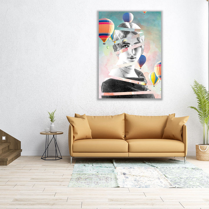 Cleo De Merode Baloons - Canvas Print Wall Art