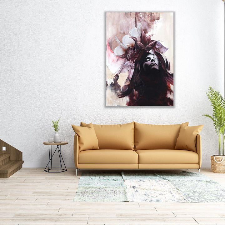 Imperfection Red - Canvas Print Wall Art
