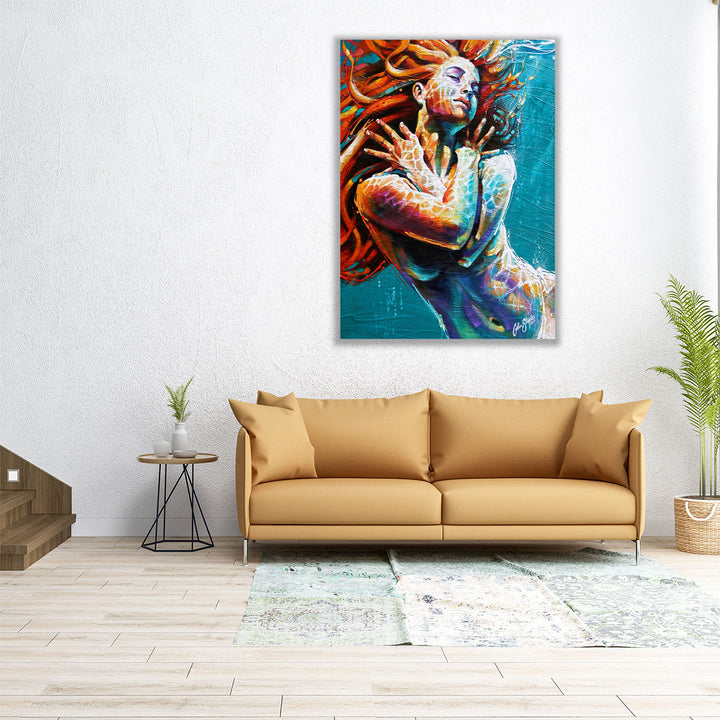 Floating in Color - Canvas Print Wall Art