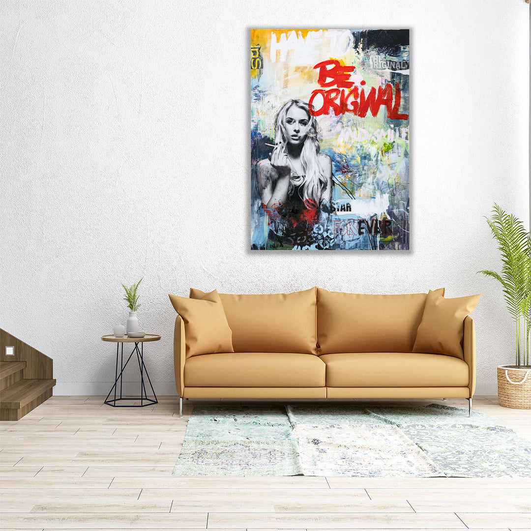 Be Original - Canvas Print Wall Art