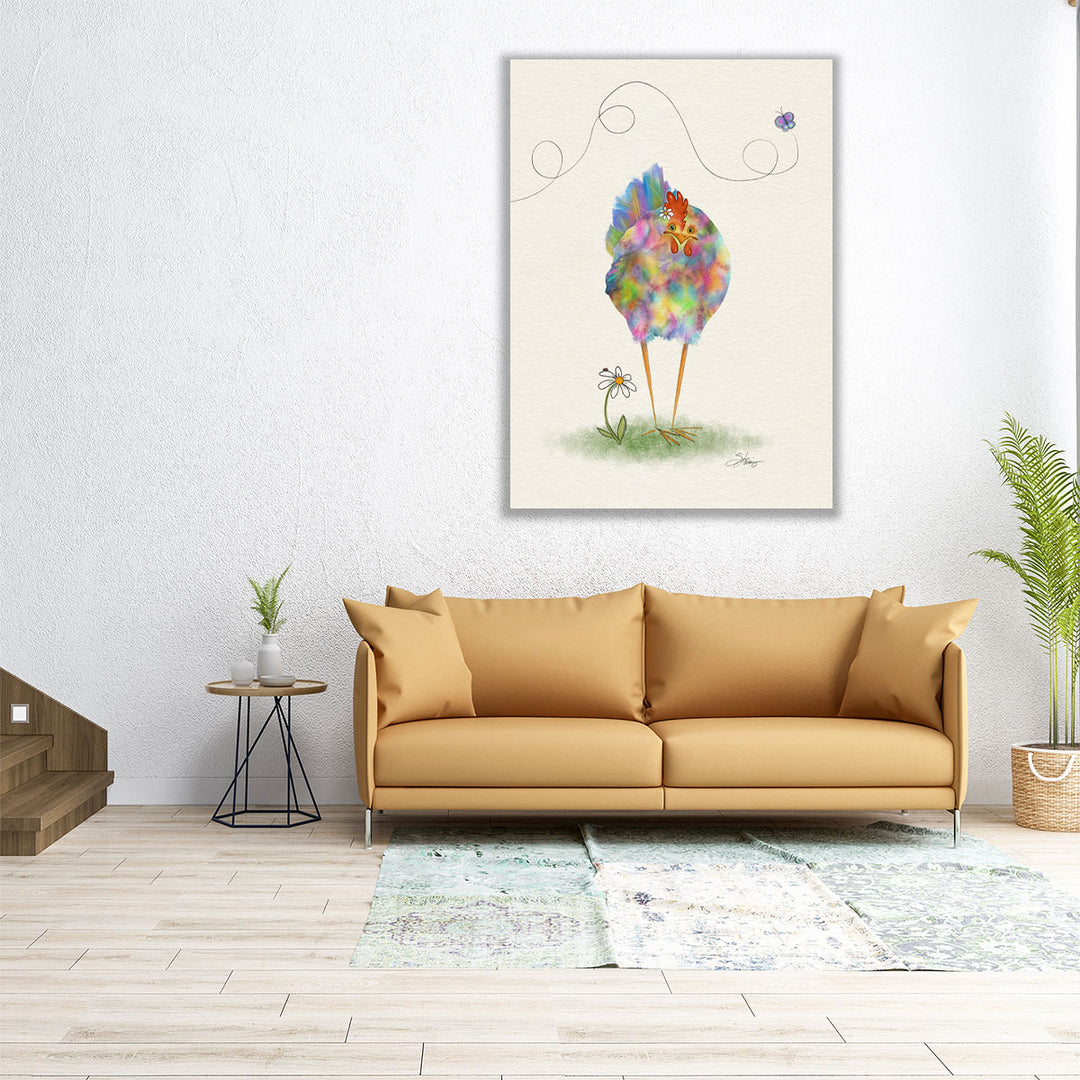 Fantasia Hen - Canvas Print Wall Art