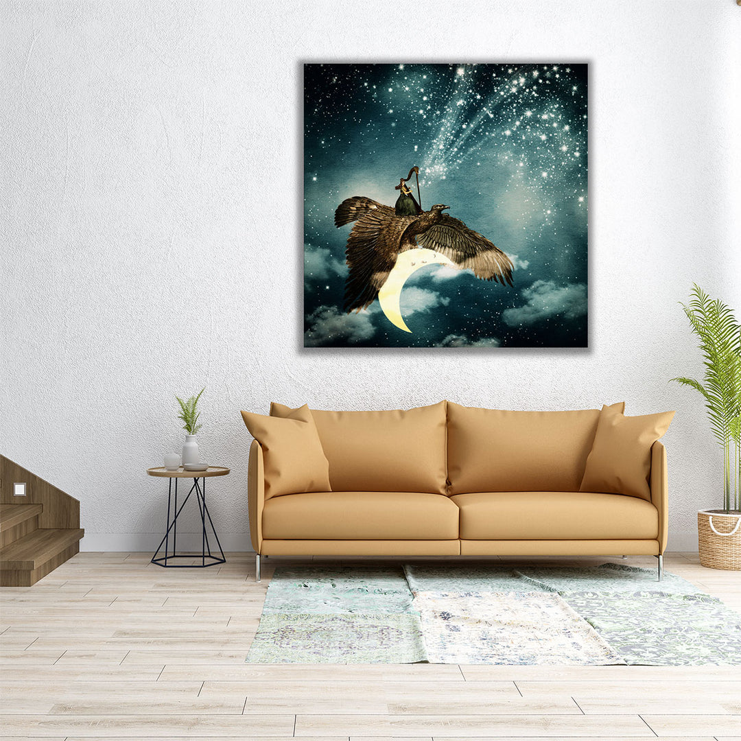 The Night Goddess - Canvas Print Wall Art