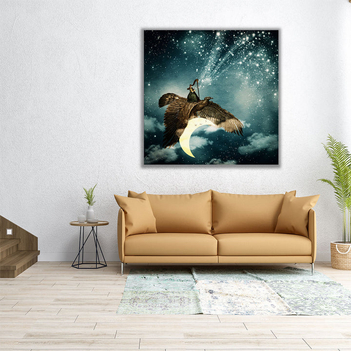 The Night Goddess - Canvas Print Wall Art