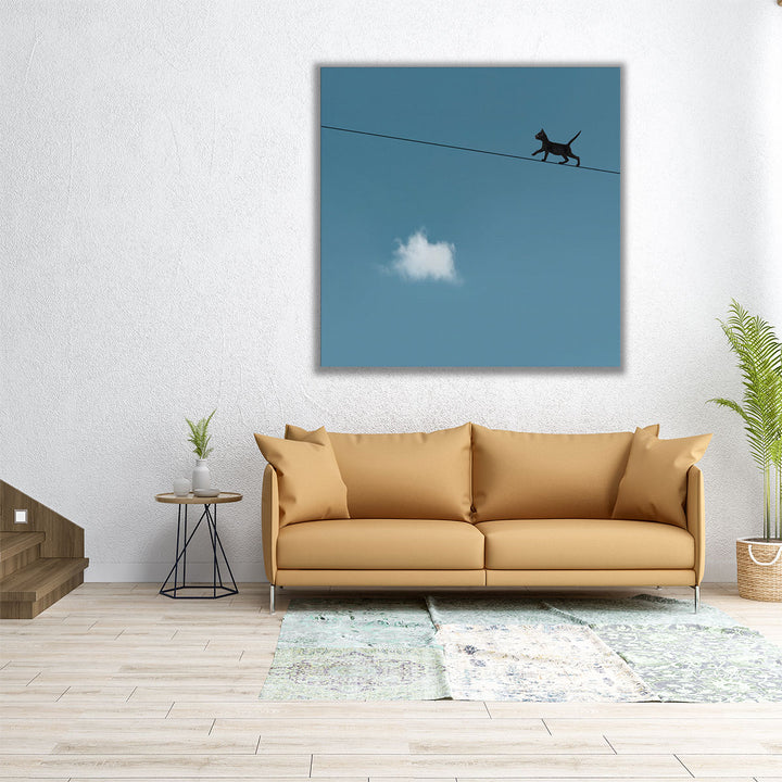 Walk The Line - Canvas Print Wall Art